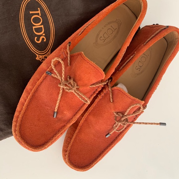 Tod’s timeless gommino suede driving shoes